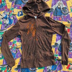 The Twilight Saga NEW MOON Hoodie Women's L / XL Brown Full Zip Long Sleeve